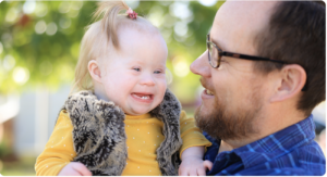Little Katie who receives Summit DD Early Intervention Services